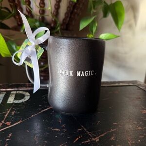 Rae Dunn Rock Finish Black Mug with Evil Queen Design